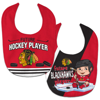 Chicago Blackhawks śliniak WinCraft Future Hockey Player 2 Pack