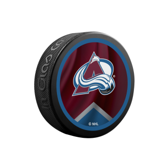 Colorado Avalanche krążek reverse retro jersey souvenir collector hockey puck