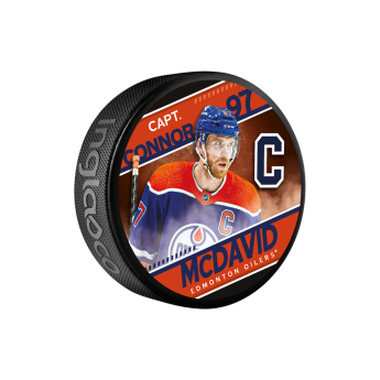 Edmonton Oilers krążek Connor McDavid Captain Collection