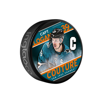 San Jose Sharks krążek Logan Couture Captain Collection