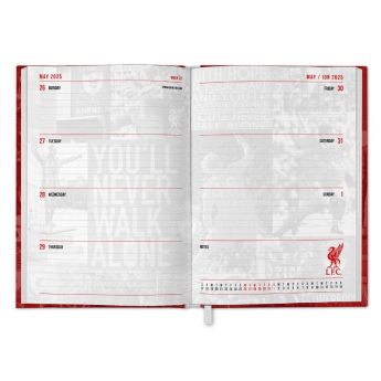 Liverpool notatnik 2025