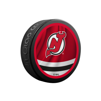New Jersey Devils krążek reverse retro jersey souvenir collector hockey puck