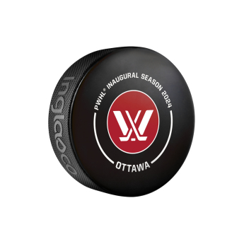 NHL produkty krążek 2024 Inaugural Season Official Game Hockey red