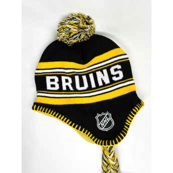 Boston Bruins czapka zimowa dziecięca Patchwork Cuffed Knit