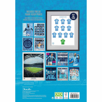 Manchester City kalendarz Deluxe 2025