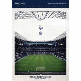 Tottenham kalendarz Deluxe 2025