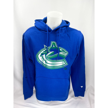 Vancouver Canucks męska bluza z kapturem Chrome Graphic Hoodie Blue Chip