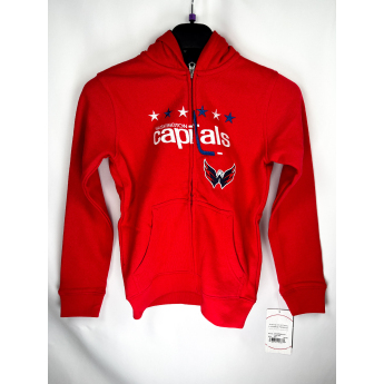 Washington Capitals dziecięca bluza z kapturem Stated Full Zip Hoodie