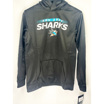 San Jose Sharks dziecięca bluza z kapturem Authentic Pro Hood Po Hoodie