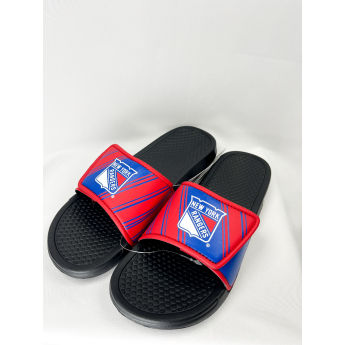 New York Rangers kapcie męskie Legacy Velcro Sport Slide Slipper