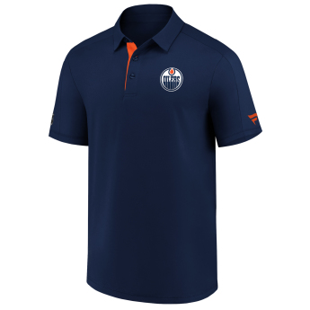 Edmonton Oilers męska koszulka polo Authentic Rinkside Performance Polo