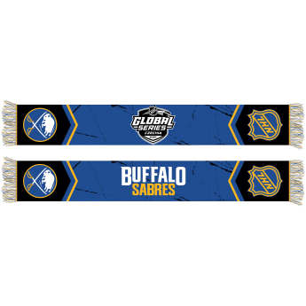 Buffalo Sabres szalik zimowy NHL Global Series 2024 Czechia Buffalo Sabres HD Jaquard