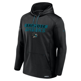 San Jose Sharks męska bluza z kapturem AP Rink Poly Fleece Pullover Hood