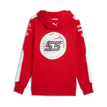 Ferrari męska bluza z kapturem Carlos Sainz by Joshua Vides F1 Team 2024
