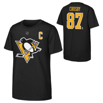 Pittsburgh Penguins koszulka dziecięca Sidney Crosby Flat Captains N&N Ctn Tee