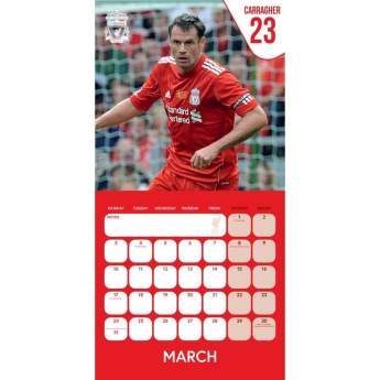 Liverpool kalendarz Legends Square 2025