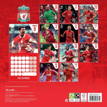 Liverpool kalendarz Legends Square 2025