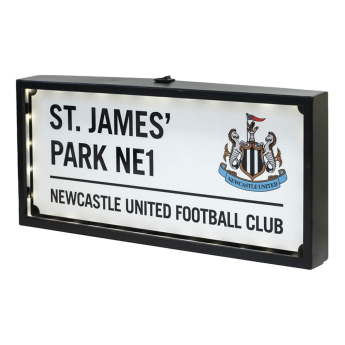 Newcastle United tabliczka LED Street