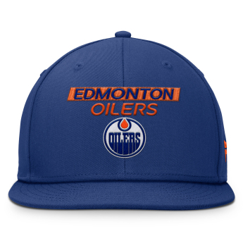 Edmonton Oilers czapka flat baseballówka AP Rink Prime Structured Mid Crown Adj. Squarevisor Snapback