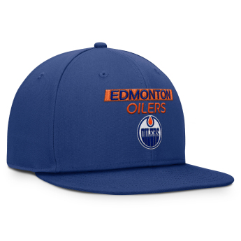 Edmonton Oilers czapka flat baseballówka AP Rink Prime Structured Mid Crown Adj. Squarevisor Snapback