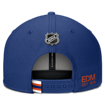 Edmonton Oilers czapka flat baseballówka AP Rink Prime Structured Mid Crown Adj. Squarevisor Snapback