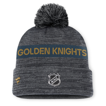 Vegas Golden Knights czapka zimowa Authentic Pro Rink Beanie Cuff With POM