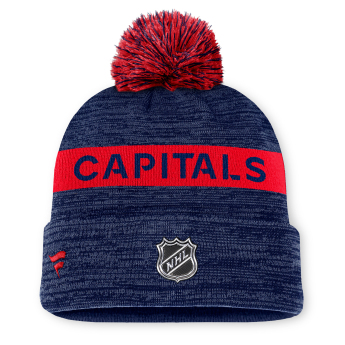 Washington Capitals czapka zimowa Authentic Pro Rink Beanie Cuff With POM