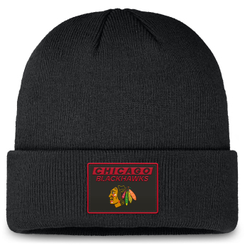 Chicago Blackhawks czapka zimowa Authentic Pro Rink Prime Cuffed Beanie
