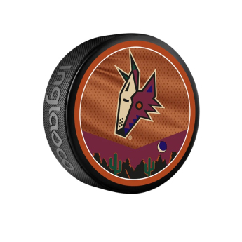 Arizona Coyotes krążek reverse retro jersey souvenir collector hockey puck