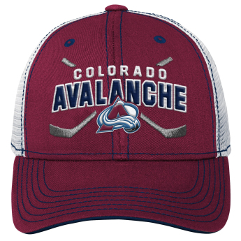 Colorado Avalanche dziecięca czapka baseballowa Lockup Meshback Adjustable