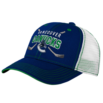 Vancouver Canucks dziecięca czapka baseballowa Lockup Meshback Adjustable