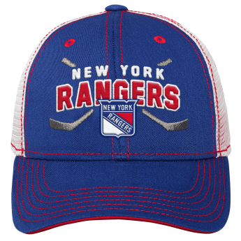 New York Rangers dziecięca czapka baseballowa Lockup Meshback Adjustable