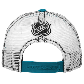 San Jose Sharks dziecięca czapka baseballowa Lockup Meshback Adjustable