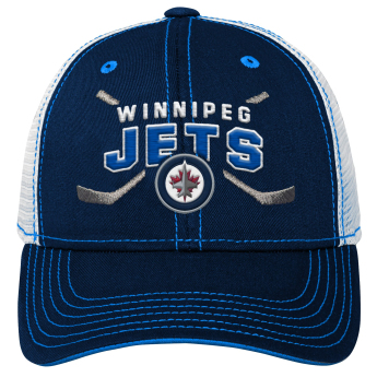 Winnipeg Jets dziecięca czapka baseballowa Lockup Meshback Adjustable