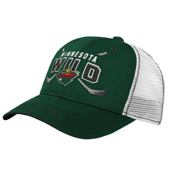 Minnesota Wild czapka baseballówka Lockup Meshback Adjustable
