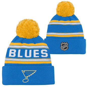 St. Louis Blues czapka zimowa dziecięca 3Rd Jersey Jacquard Cuff Pom