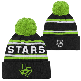 Dallas Stars czapka zimowa dziecięca 3Rd Jersey Jacquard Cuff Pom