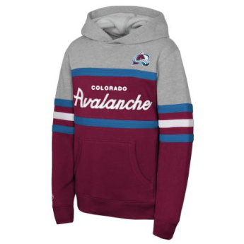 Colorado Avalanche dziecięca bluza z kapturem Head Coach Hoody