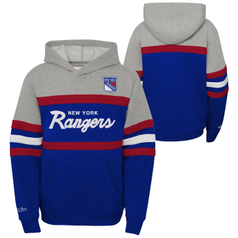 New York Rangers dziecięca bluza z kapturem Head Coach Hoody