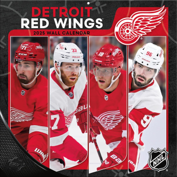 Detroit Red Wings kalendarz 2025 Wall Calendar
