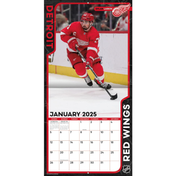 Detroit Red Wings kalendarz 2025 Wall Calendar