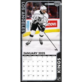 Los Angeles Kings kalendarz 2025 Wall Calendar