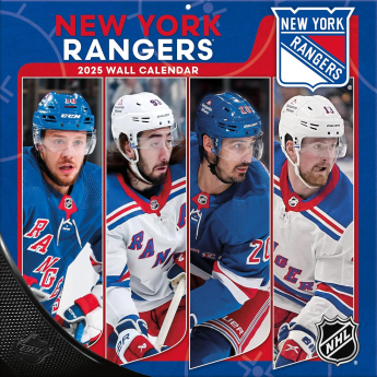 New York Rangers kalendarz 2025 Wall Calendar