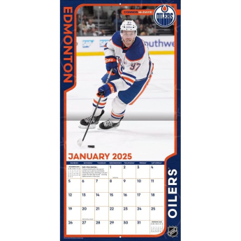 NHL produkty kalendarz Elite 2025 Wall Calendar