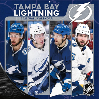 Tampa Bay Lightning kalendarz 2025 Wall Calendar