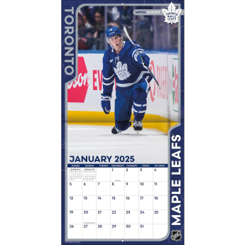 Toronto Maple Leafs kalendarz 2025 Wall Calendar