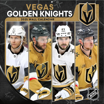 Vegas Golden Knights kalendarz 2025 Wall Calendar