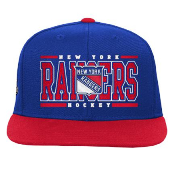 New York Rangers dziecięca czapka flat Retro Deadstock Snapback