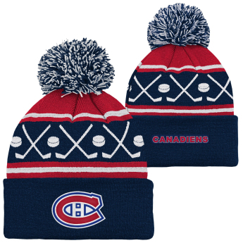 Montreal Canadiens czapka zimowa dziecięca Face-Off Cuff Pom