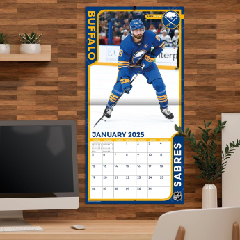 Buffalo Sabres kalendarz 2025 Wall Calendar